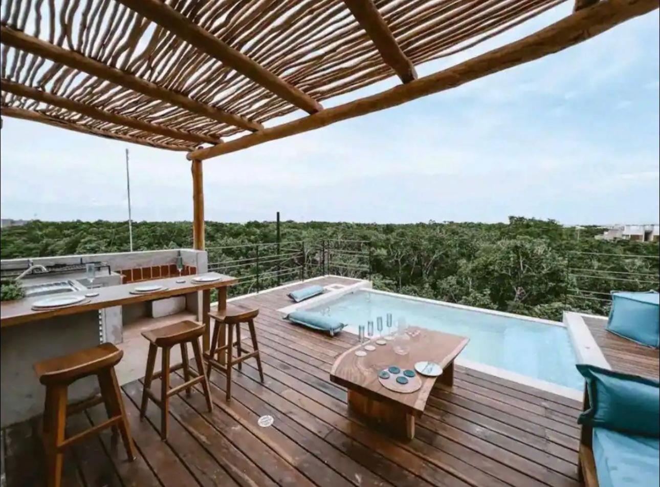 Rosa Azul Tulum Aparthotel Ngoại thất bức ảnh